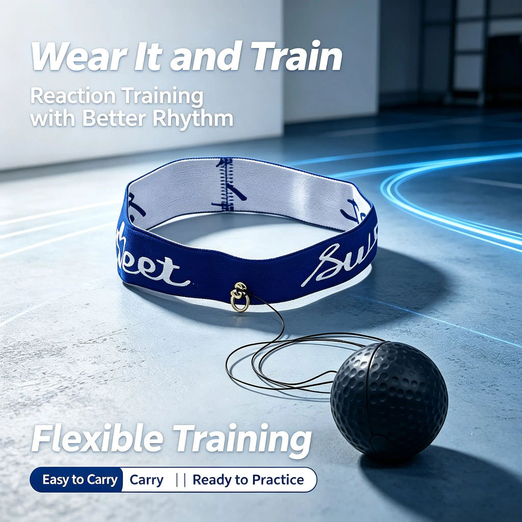 Flexible speed training, reaction ball, boxing headband, stable punching equipment, home fitness, daily exercise equipment