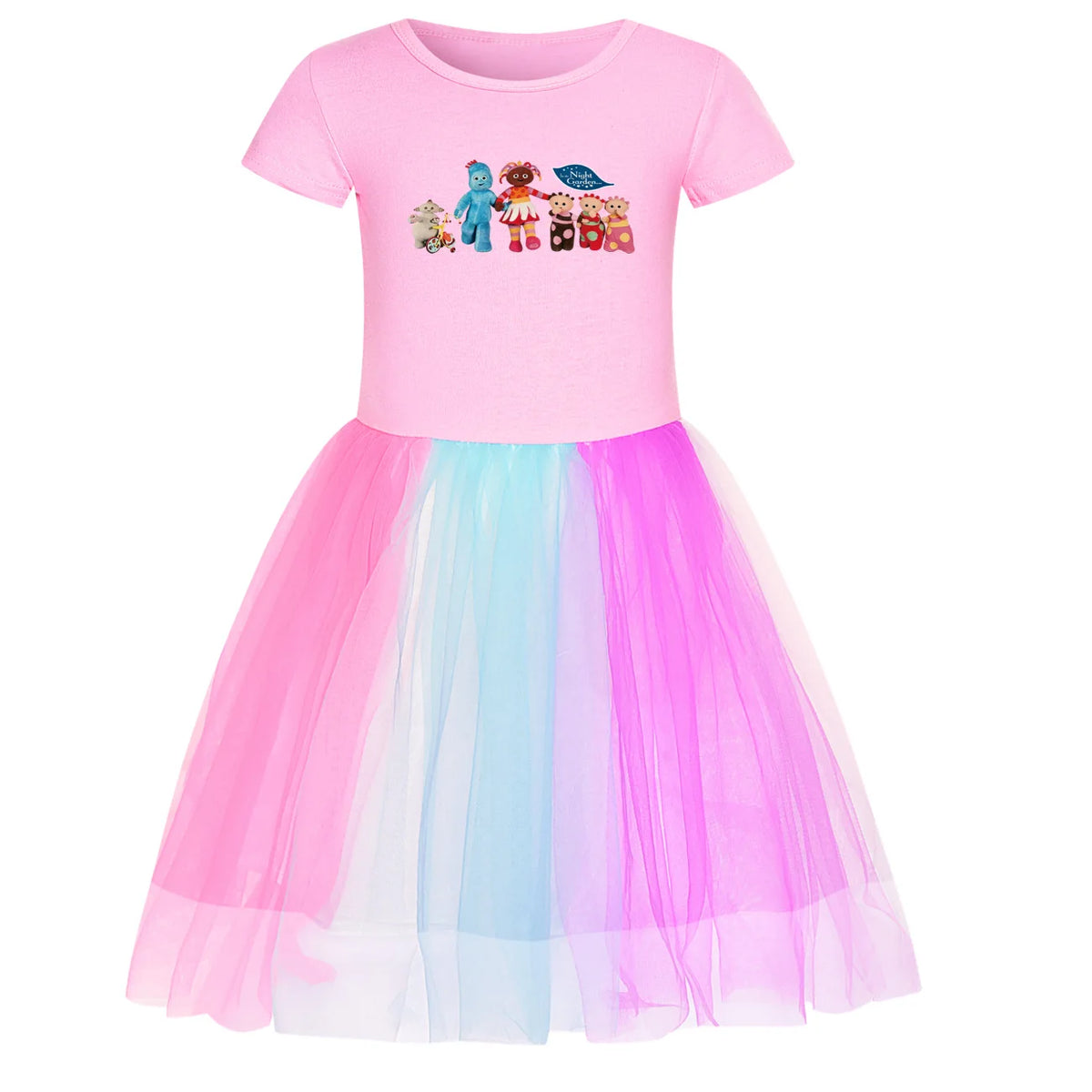 In The Night Garden vestido Kids Carnival Cosplay Dress Baby Girls Lace Casual Dresses Children Birthday Party Halloween Costume