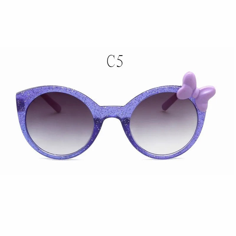 Kids Bowknot Sunglasses UV400 Sun Glasses Fashion Eyewear for Boys & Girls Children's Sunglasses 3-12 Years Old