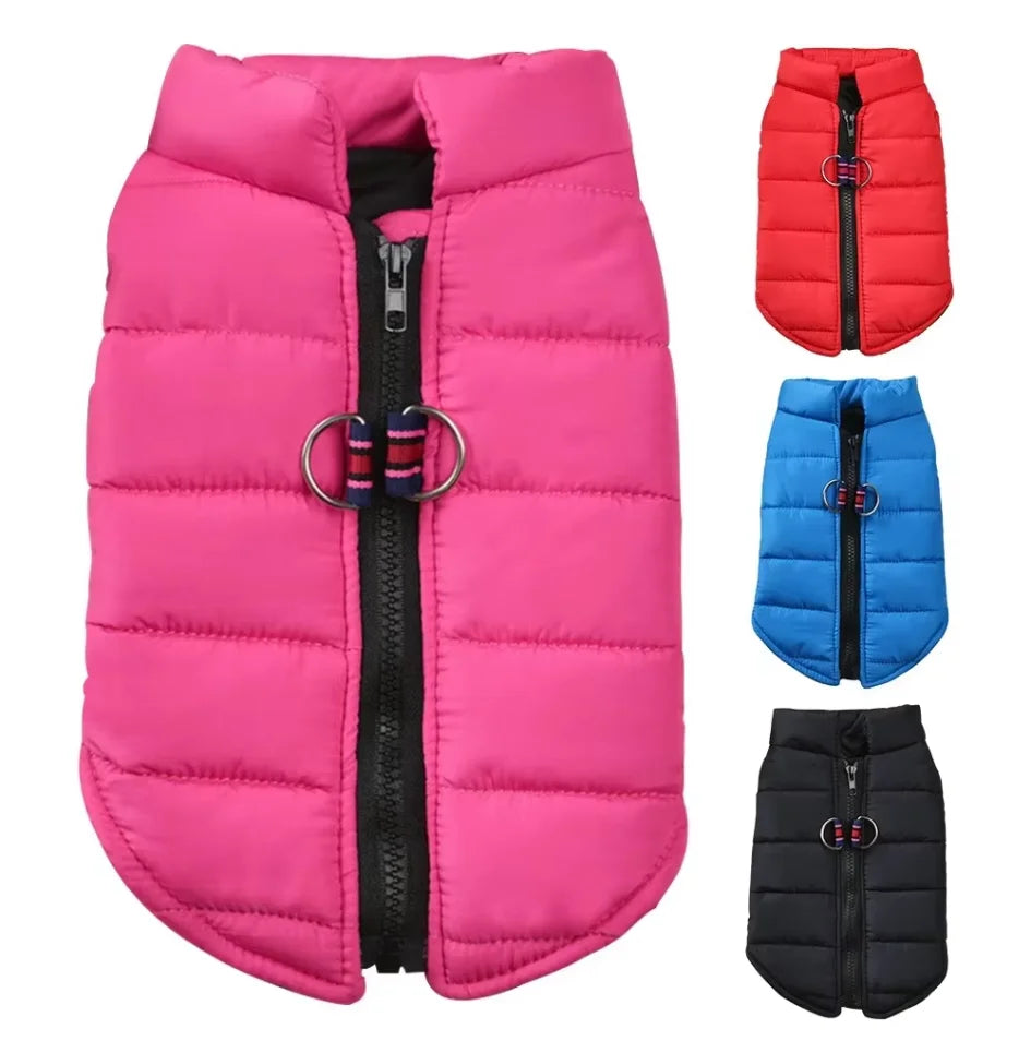 Winter Warm Pet Clothes For Small Dogs Windproof Pet Dog Coat Jacket Padded Clothing for Yorkie Chihuahua Puppy Cat Outfit Vest