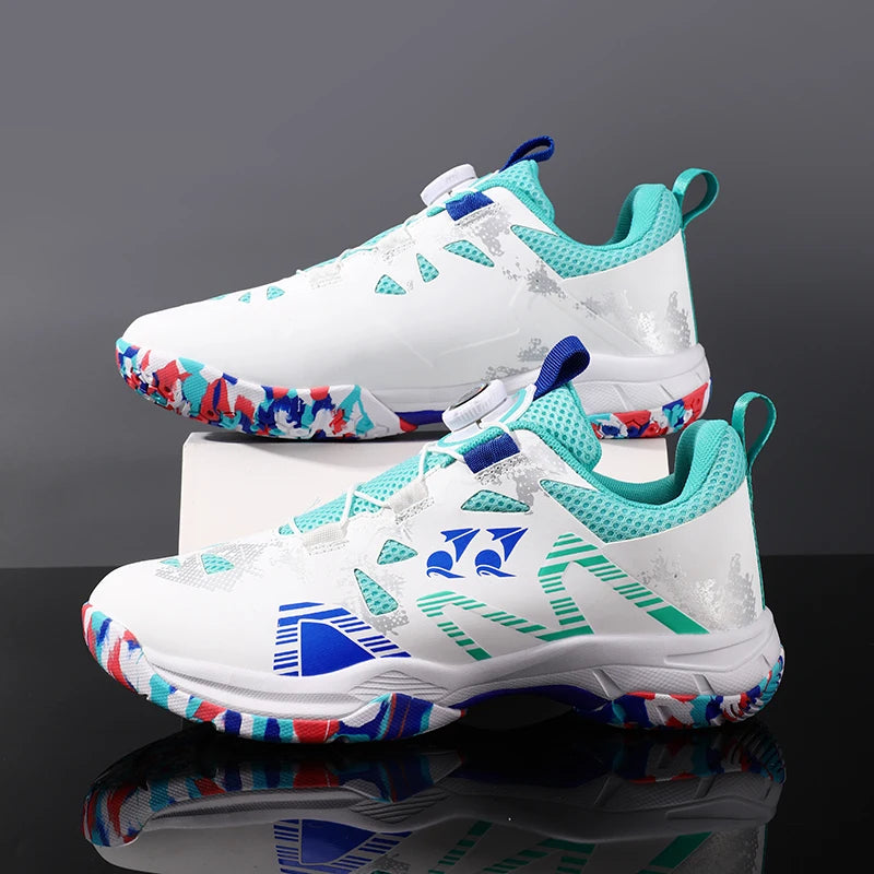 Kid's Badminton Shoes Boys Girls Volleyball Badminton Sneakers Training Sport Shoes for Student Men Women Mesh Tennis Shoes