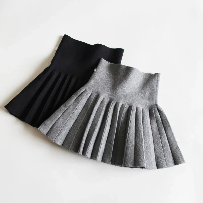 Kids Girls' Dress Children's Student Short Skirt Baby' Clothing Half Skirt Princess Pleated Tutu Skirt