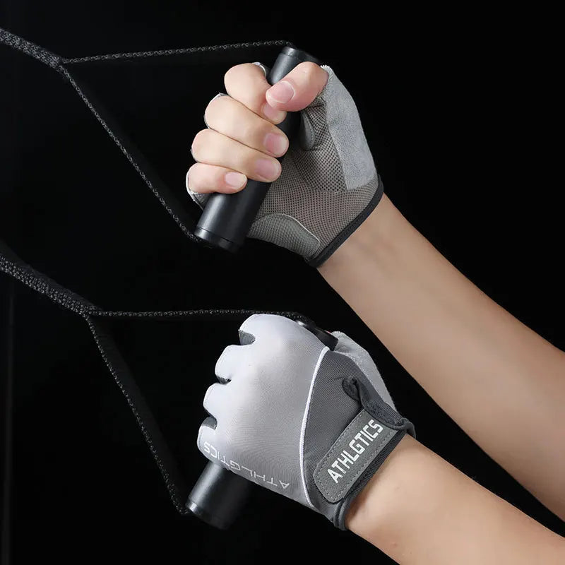 Workout Gym Gloves for Men Women Fishing Cycling Spring Summer Gloves Half Finger Training Breathable Non-slip Fitness Gloves