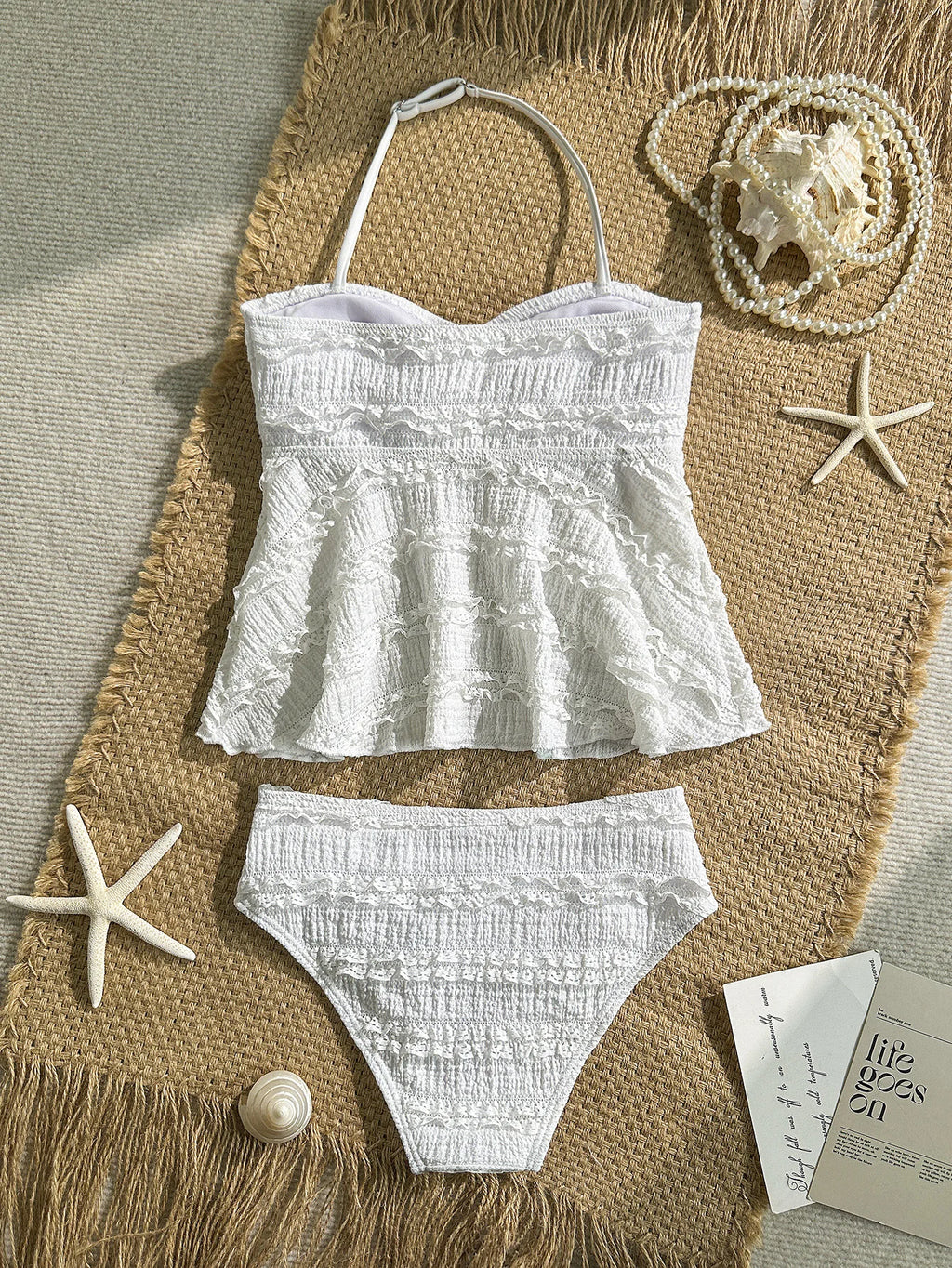 Teen And Tween Girls Swimsuit Solid Color Kids Girl 2pcs Bathing Suit for 8-16 Years Old Big Girl Swimwear Summer Beach Outfits