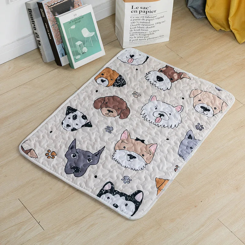 Soft Comfort All Season Pet Sleeping Mat Indoor Rest Cushion Bed for Dog Cat Puppy Kitten Small Daily Use