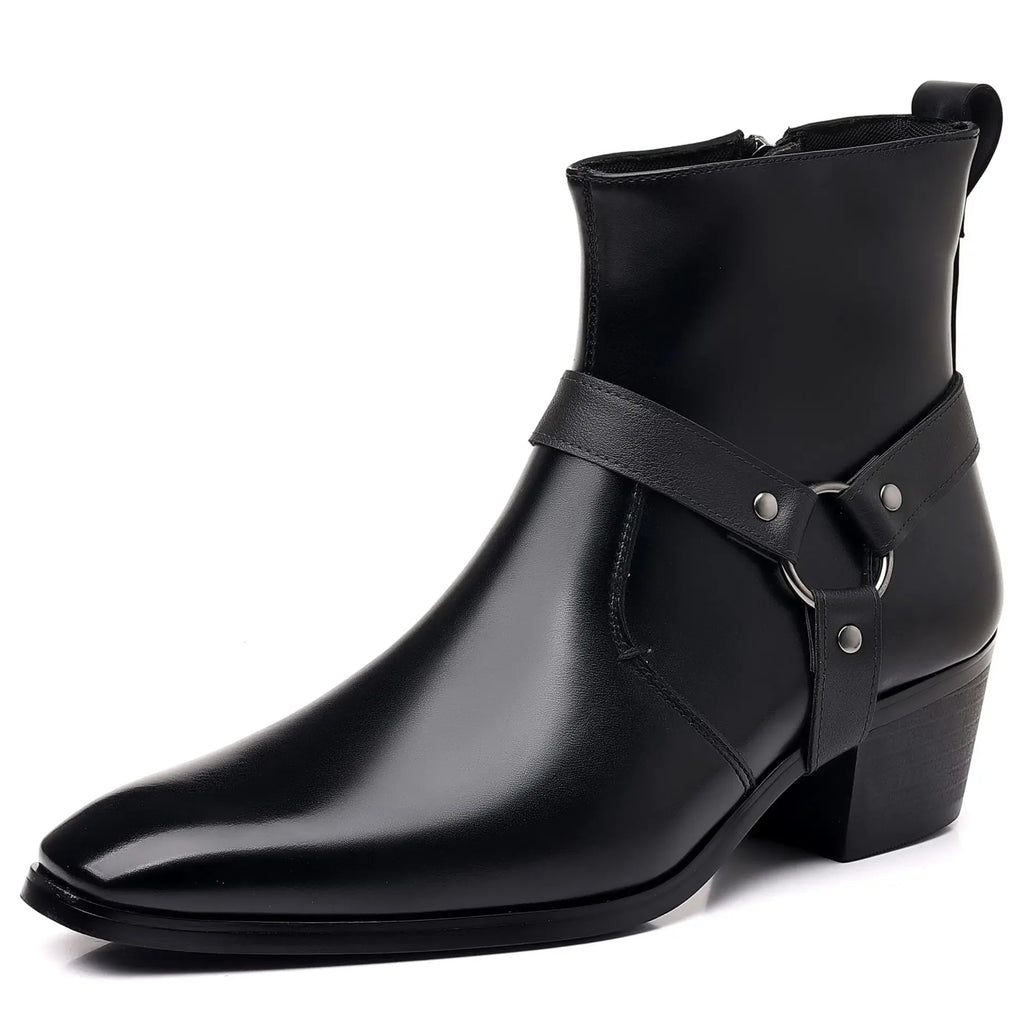 Shoes for Men High Quality Western Boots 2026 Fashion Chelsea Boots Luxury Men Cowboy Boots Designeer Wedding Office Dress Shoes