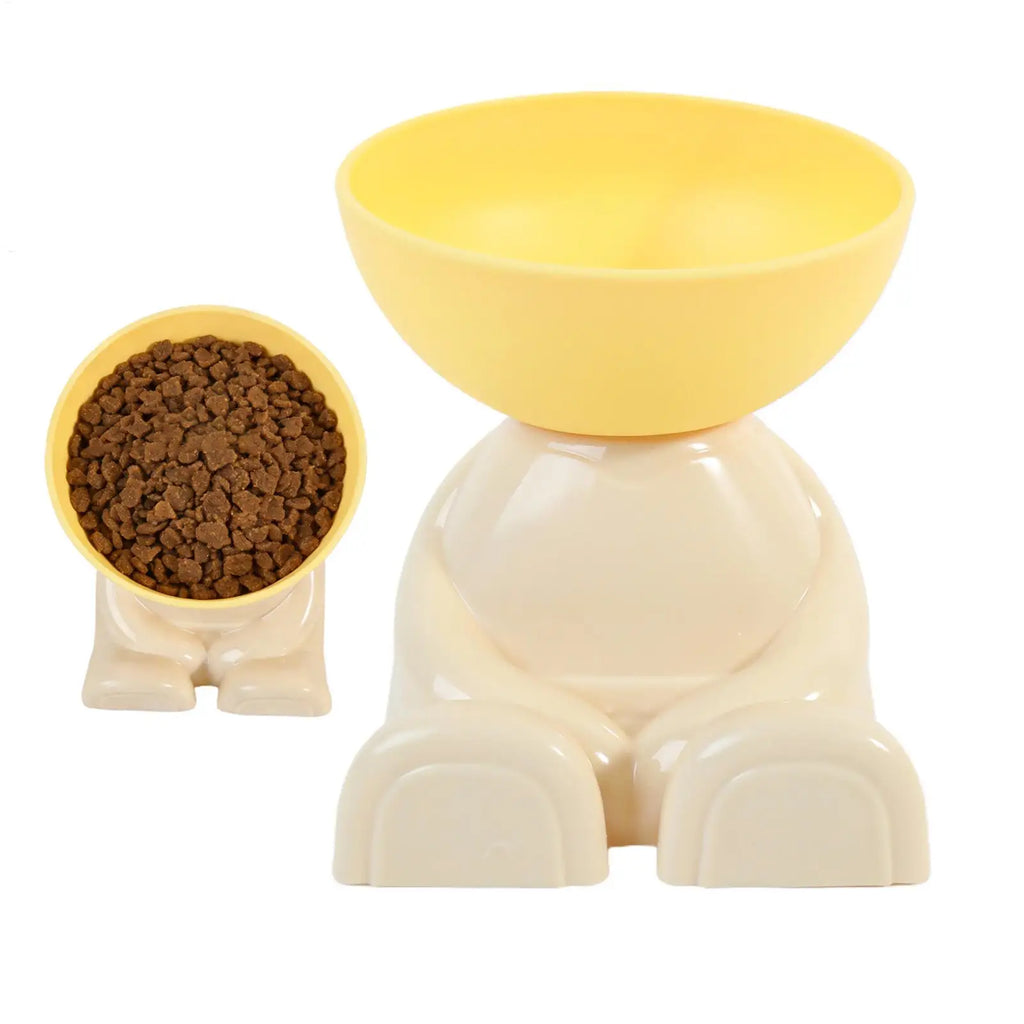 Cat Feeding Bowls Dog Food Bowl Raised Food Feeding Dish for Pet Non-Slip Pet Feeder for Kitchen Vacation Apartment Indoor