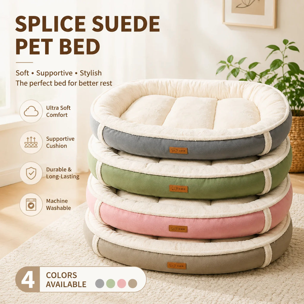 Pet Bed Mat for Dogs Cats Washable Soft Sofa Cushion Pad Non-Slip Universal Kennel Blanket for Small Medium Large Pets Supplies