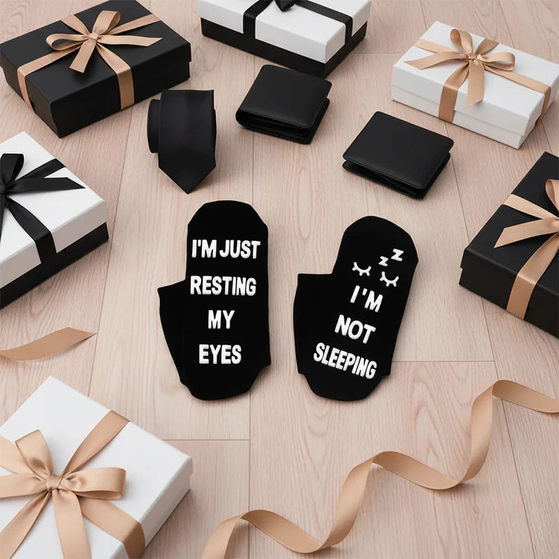 Mens Funny Socks Birthday Gifts for Men Stocking Stuffers Christmas Gifts for Men-Him Dad HusbandGrandpa