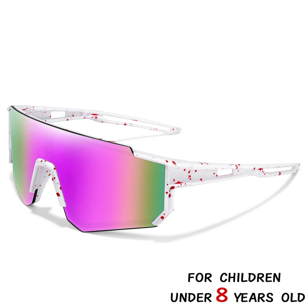 3-8 Year Old Kids Baseball Sunglasses Boys Girls Outdoor Bicycle Glasses UV400 Youth Sport Camping Mtb Bike Kids Eyewear