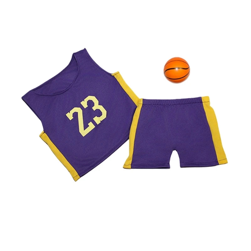 Baby Photography Costume Basketball Clothing Outfit Newborn Photography Props for 0-2 Month Boy Girl Photo Clothes 15UB