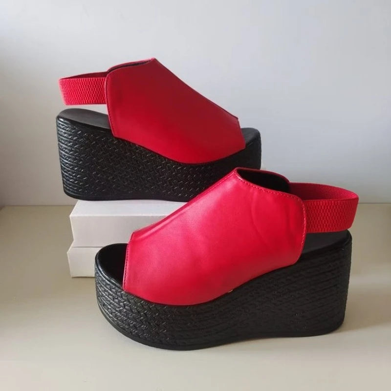 Women Sandals Summer  Wedge Sandals Women  New  High Heels Shoes Sexy Open Toe Elegant Sandals