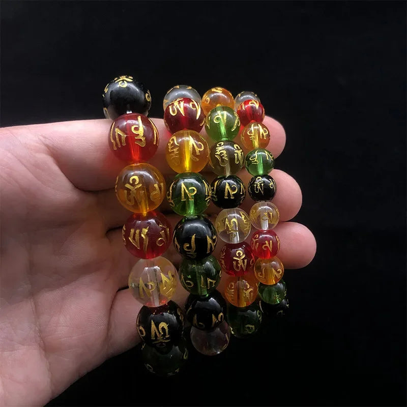Buddhism Beads Bracelet For Men Women Wealth Lucky Unisex Handmade Jewelry Gifts