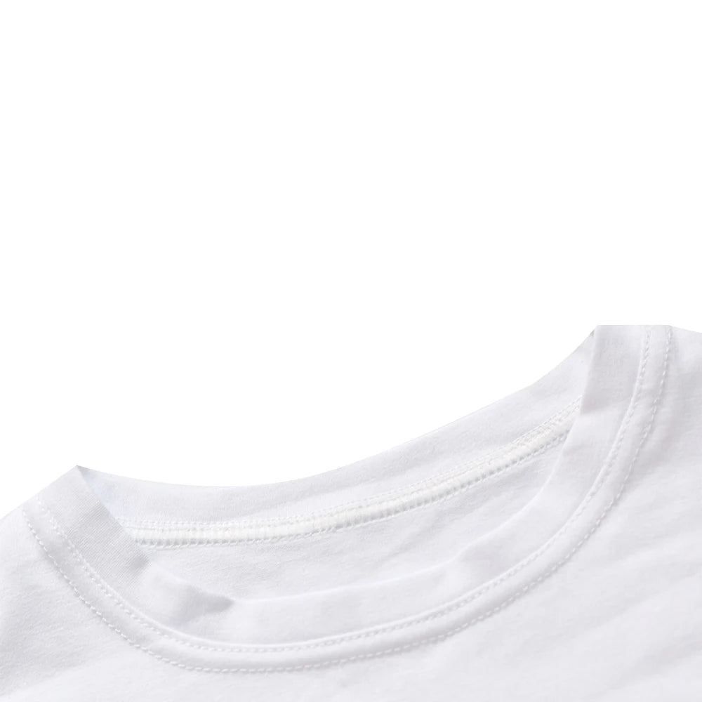 Basic White T Shirts for Kids Boys Girls 2 to 3 4 5 6 7 8 9 10 11 12 13 14 Years 100% Cotton Long Sleeve Plain Children Clothes