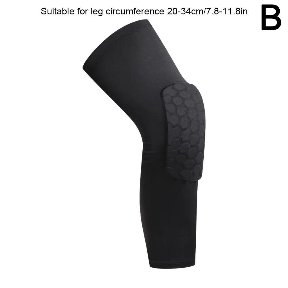 Kids/Youth Sports Honeycomb Compression Knee Pads Guards Protective Gear for Basketball, Football, Volleyball, Cycling