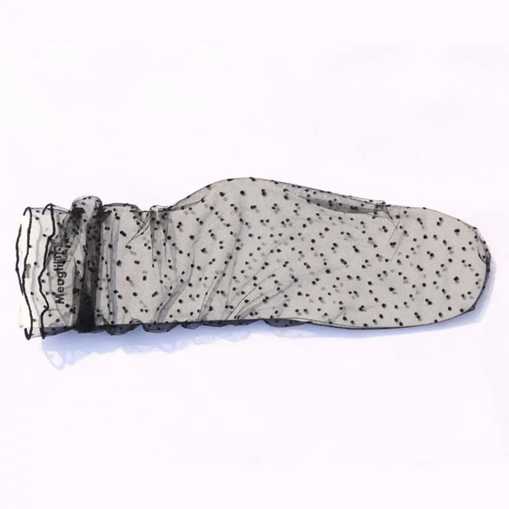 Women Female Fashion Chiffon Nylon Dress Socks Glass Stockings Tulle Socks