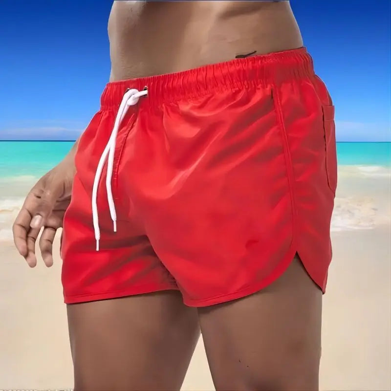 Shorts For Mens 2024 Summer Men's Swimwear Shorts Brand Beachwear Sexy Swim Trunks Men Swimsuits Low Waist Breathable Beach Wear