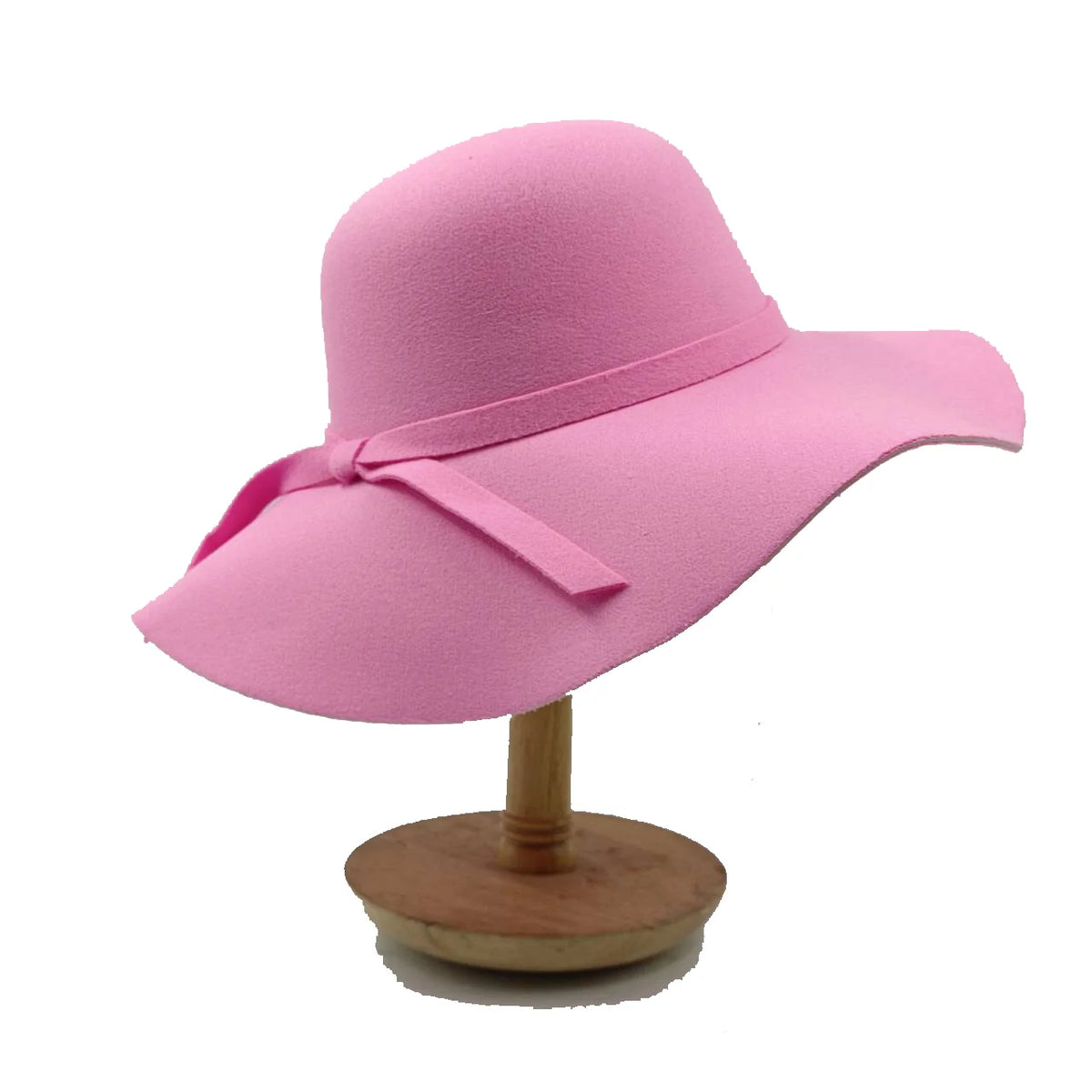 Women Hat  Autumn Winter Vintage Floppy Hat Women Elegant Felt Fedora Hat Wide Brim Sun Cap British Style Fedoras Felt Floppy