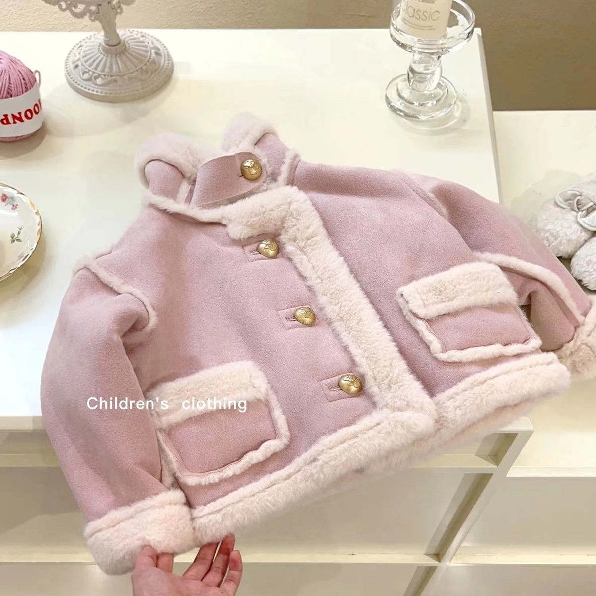 Children's Coats Fleece and Thickened Winter Coat for Children Kids Jackets for Girls Winter Coat Boys Clothes