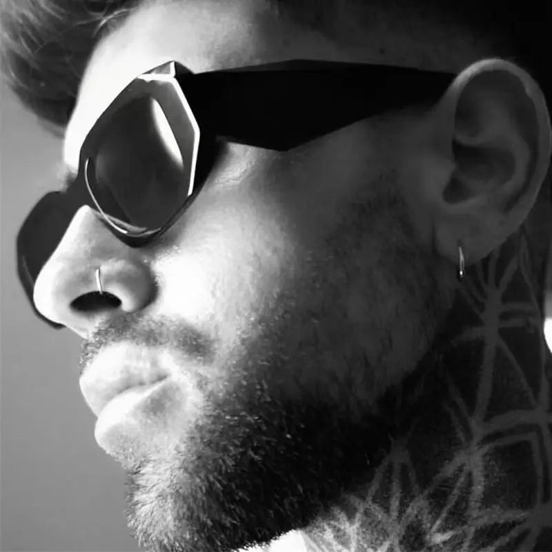 New Sunglasses for Men Women Trendy Sun Glasses Goggle Man Brand Designer Square Glasses Shades Female Eyewear Oculos