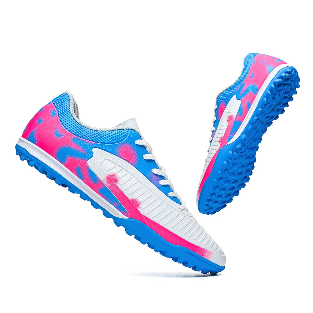 New Men Women Football Shoes Outdoor Competitions Training Soccer Shoes Comfort Breathable Long Nails Anti Slip Sneakers
