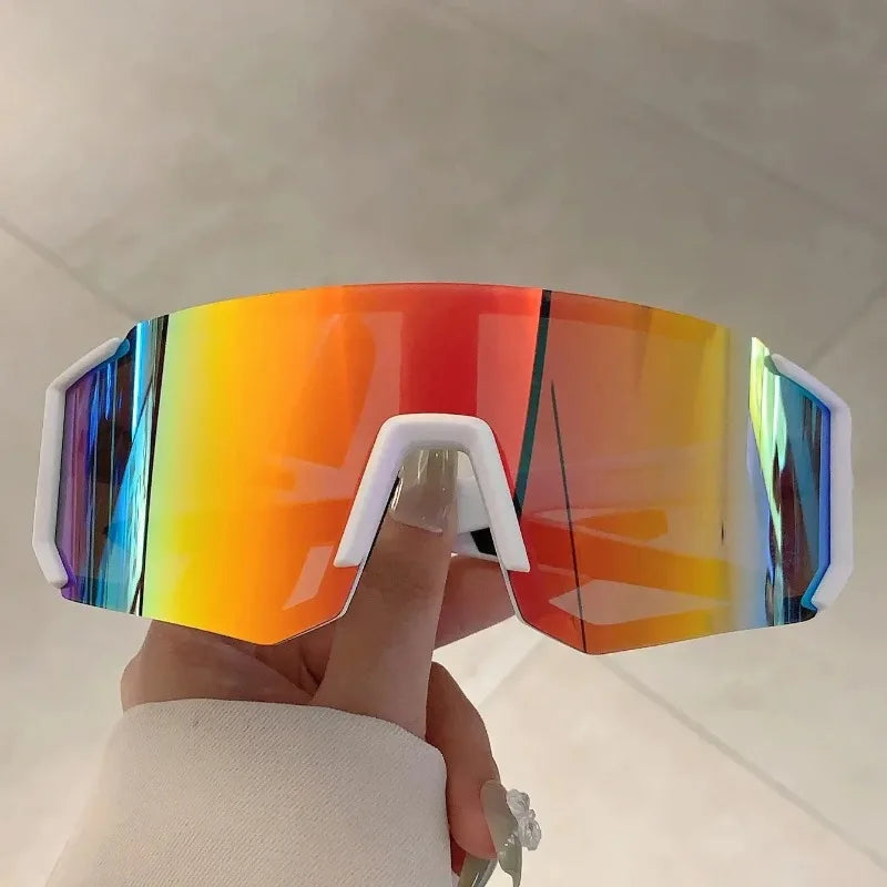Outdoor Sports Sunglasses for Men Lightweight Oversized Male Shades Cycling Driving Fishing Fashion Mirror Sun Glasses Women