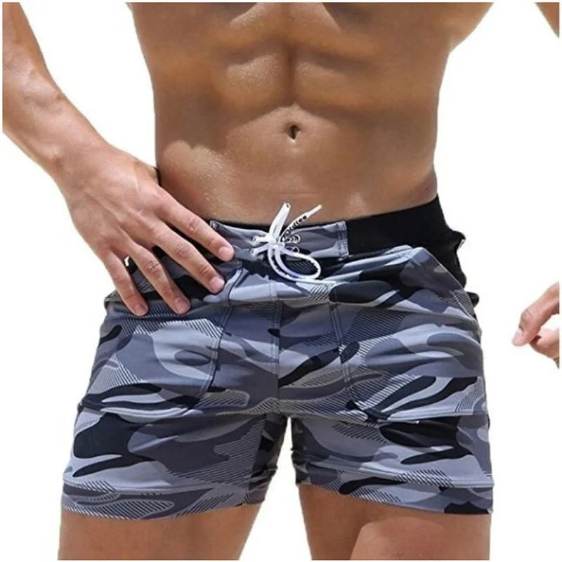 Swim Trunks Swim Shorts for Men Quick Dry Board Shorts Bathing Suit Breathable Drawstring With Pockets for Surfing Beach Summer