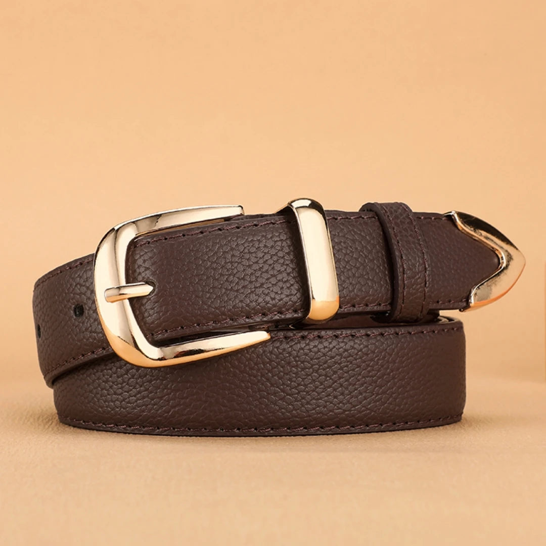 New Women Belts A Solid Color Casual, Retro and Elegant PU  Jeans and Coats Belt, Suitable for All Four Seasons Unisex Belts