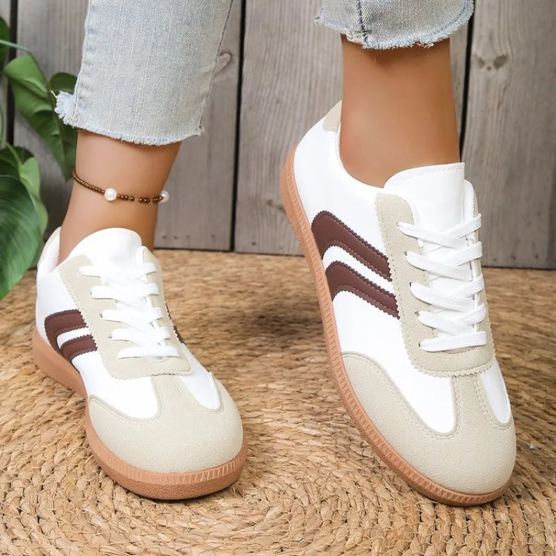 Women's Flat Versatile Sports Shoes Breathable Soft Bottom Rubber Outsole Round Toe Mesh Lining Spring Summer Autumn Seasonal.
