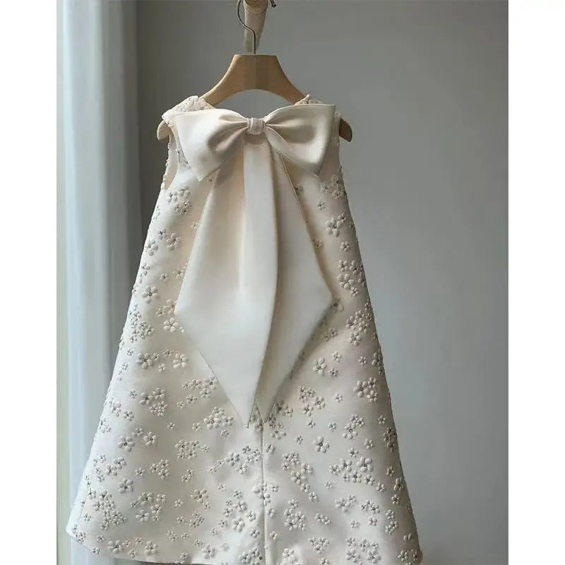 Kids Girls' Summer Dress Princess Dress 2025 New Style Children's Western-style Vest Dress Baby One Year Old Dress 80-160CM