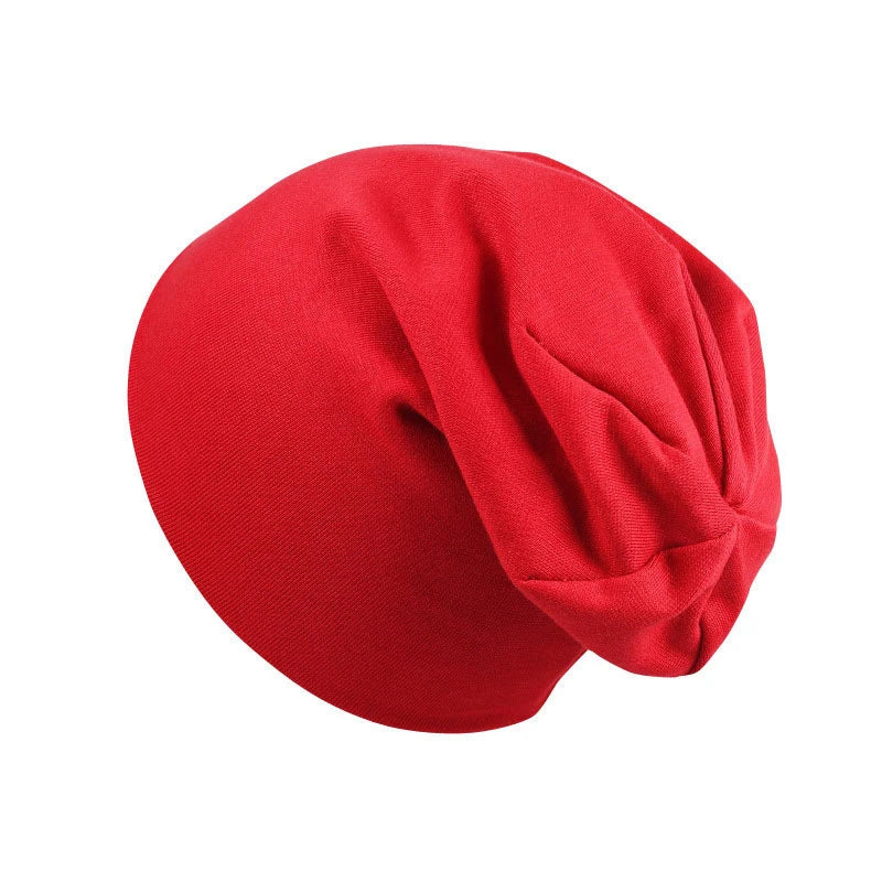 Kids Knitted Cotton Hats Boys Girls Solid Color Girls Cap Bonnet Large Baby Hats Caps Children's Hat Baby Accessories