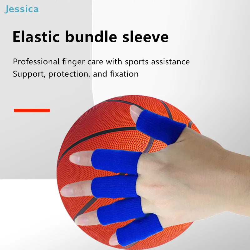 ♥Finger Protective Sleeves for Sports - Breathable Elastic Finger Protectors for Basketball, Volleyball, Gym Workouts