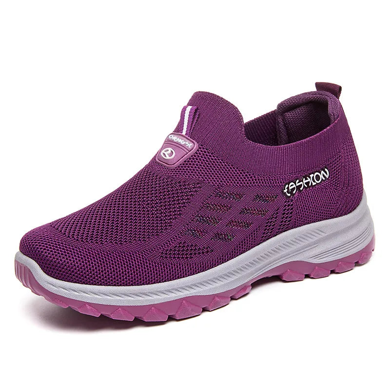 Women's Casual Sneakers Summer Soft Sole Outdoor Running Shoe Non Slip Breathable Comfortable Mom Shoes New Platform Women Shoes