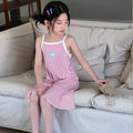 Cute Dress For Kids Girl Summer Dresses Children's Fashion Dress Thin Girls' Halter Children's Flower Polka Dot Plaid Nightgowns