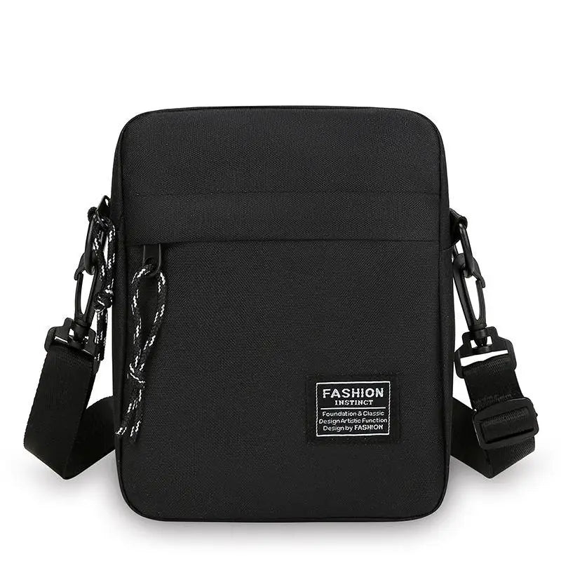 Men's Bag, Available In Single Shoulder Or Cross-body Design, Suitable For Daily Use During School. Made Of Nylon Material