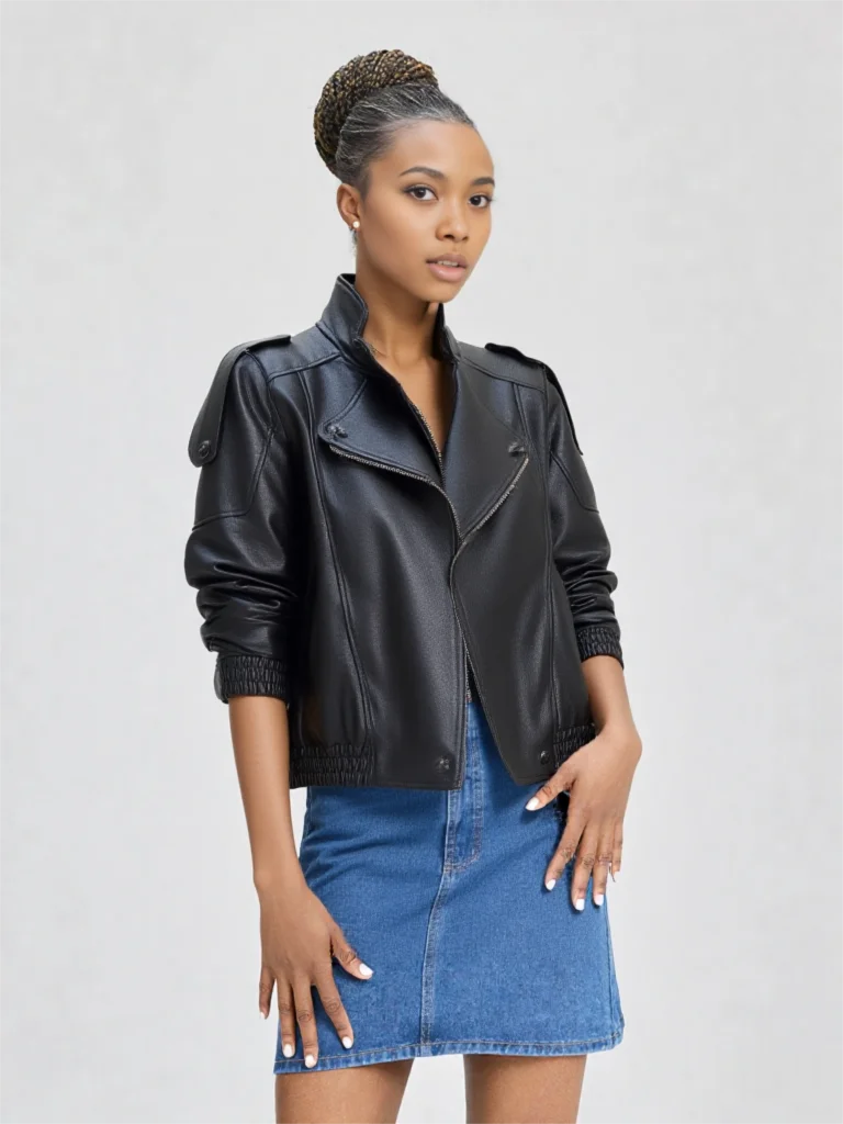 Fashion Black Leather Jacket Women Clothing Autumn Winter New Loose Casual Coat PU Leather Motorcycle Jacket Women Tops Brand