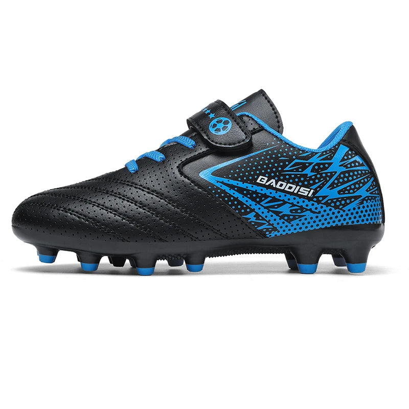 New Children Soccer Shoes Sports Society Field Boy Football Boots Futsal Fast Indoor Sneaker Original Ankle Football Boot Cleats