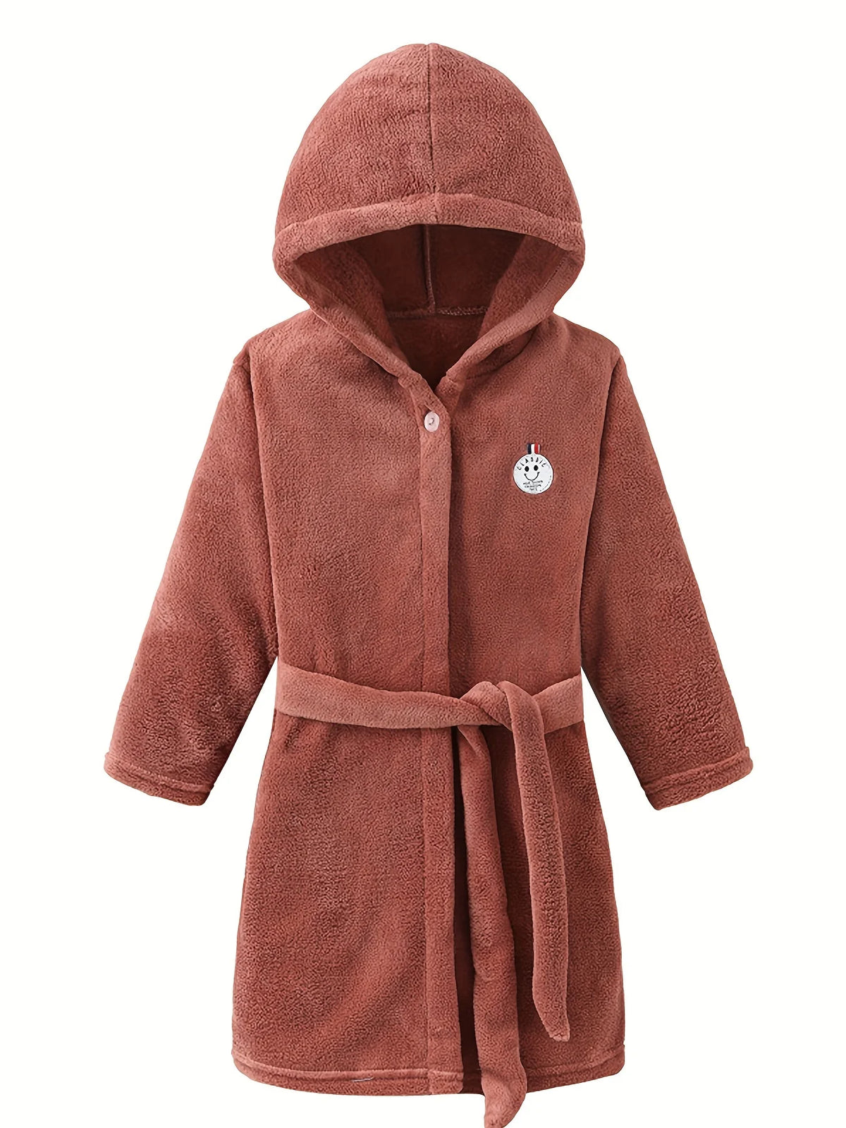 Children's Cloak, Boy's Nightgown, Flannel Kids, Baby, Baby, Thickeneded Girl's Coral Velvet Pajamas, Autumn and Winter Four-Sea