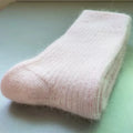 Wool Socks women's female Winter Warm Women Socks Super Thicker Solid Sheep Wool Against Cold Snow Thermal Socks Soft  1 Pairs