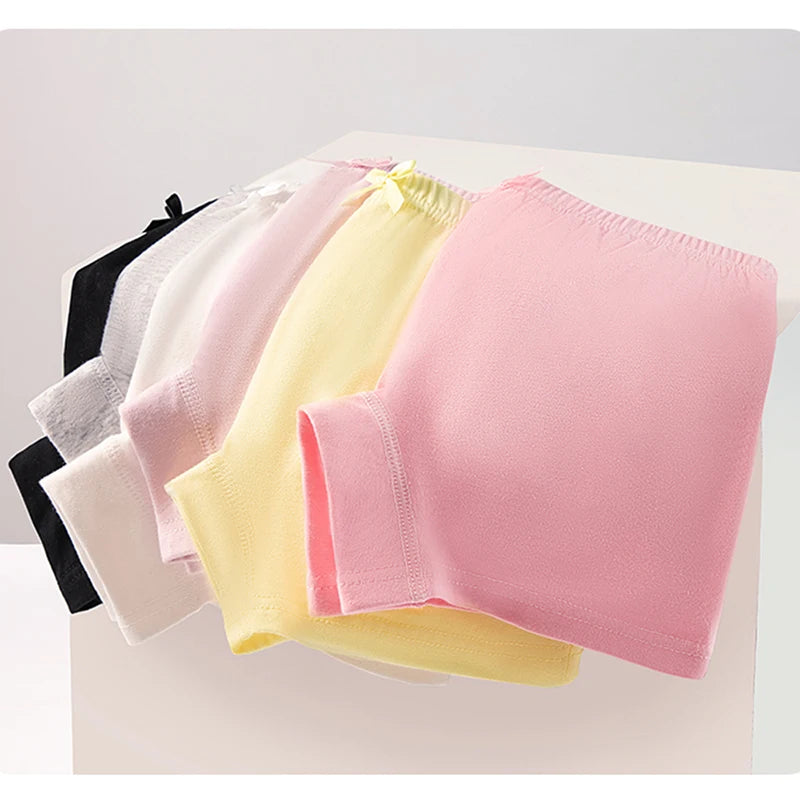 Girls Panties Underwear Cotton Safety Pants Solid Color Children Shorts Leggings Underpants Soft Kids Boxer Panties 3-12 Years