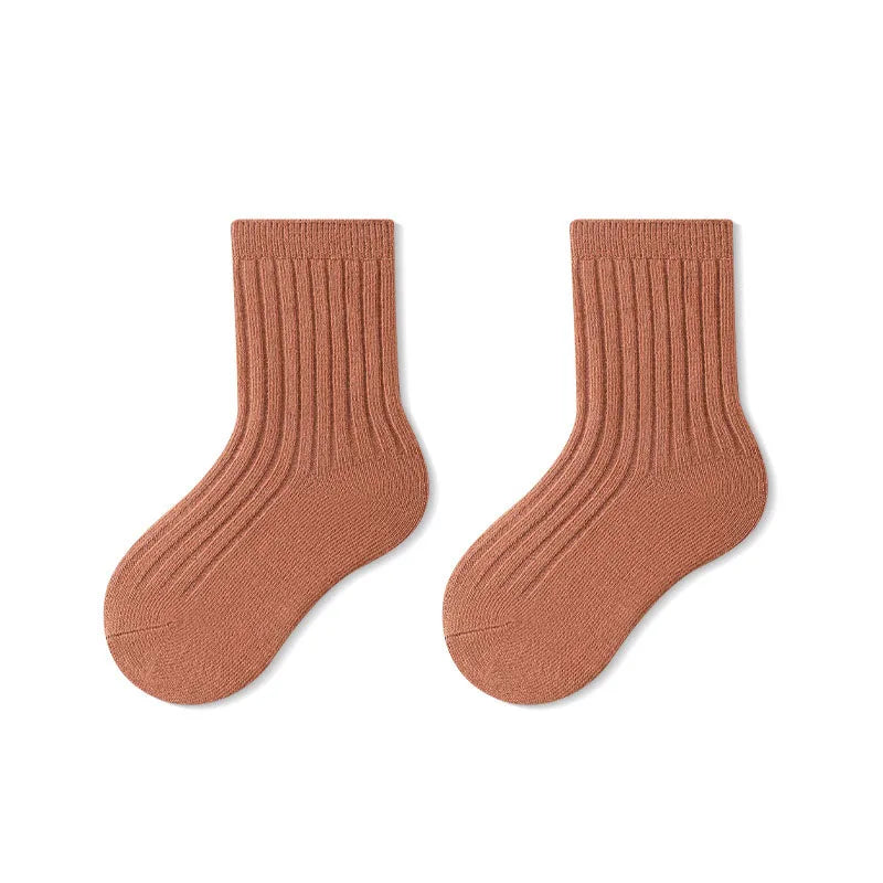 MILANCEL New Spring Baby Floor Socks Kids Cute Solid color In tube socks Infant Girls Socks