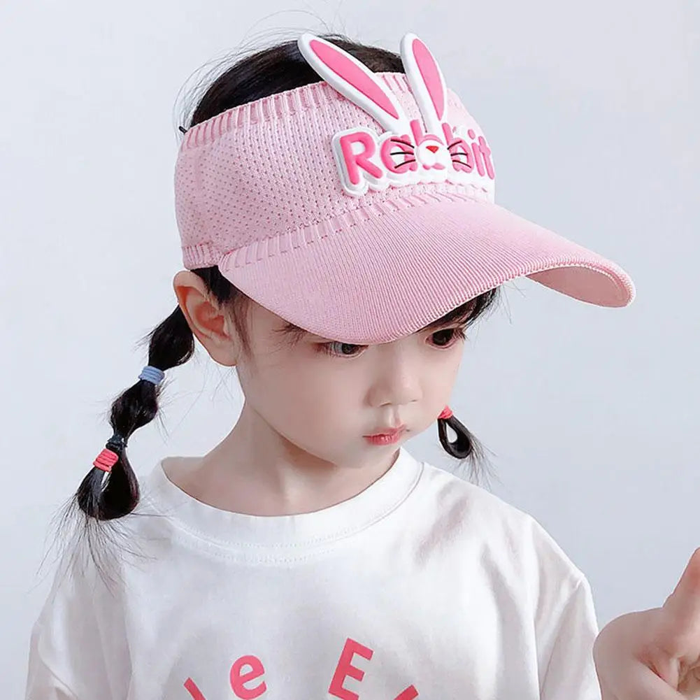 Cute Kids Sun Hats Rabbit Wings Bunny Hat Summer Boys Girls Hat Children Breathable Outdoor Hats