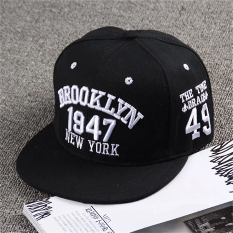 Men Letter Embroidery Cycling Hats Outdoor Adult Casual Hip Hop Dancing Caps Snapback Hats Gorras