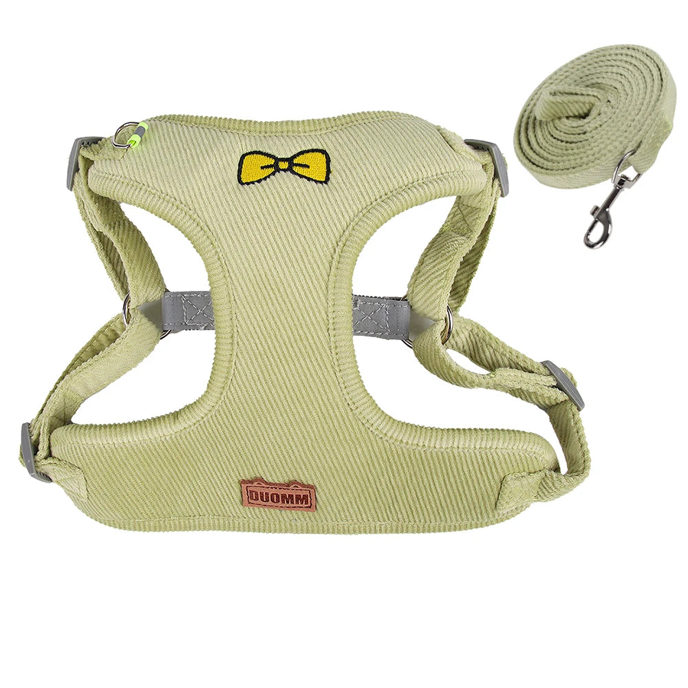 Harness Small Dog Leashes Puppy Collar Bowknot Pet Leash Teddy Vest Type Rope Pet Supplies Reflective Walk Dog Bichon Frise