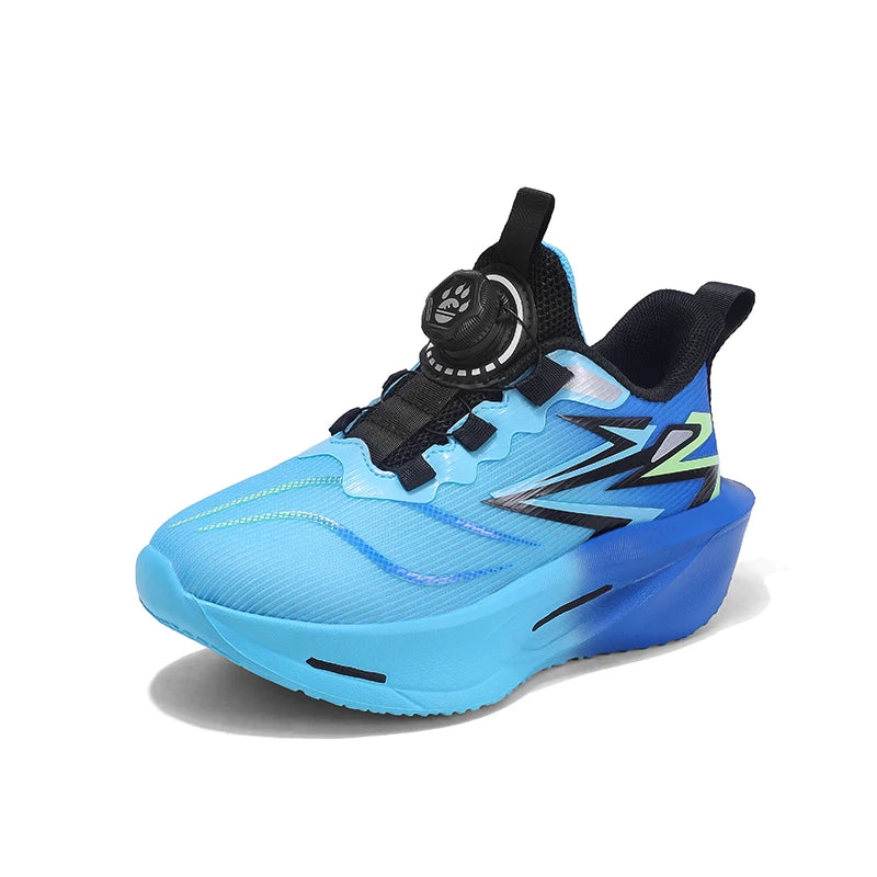 Kids Fashion Running Shoes Casual Sports Shoes for Children Lightweight Breathable Gym Trainers Boys Girls Thick-bottom Sneakers