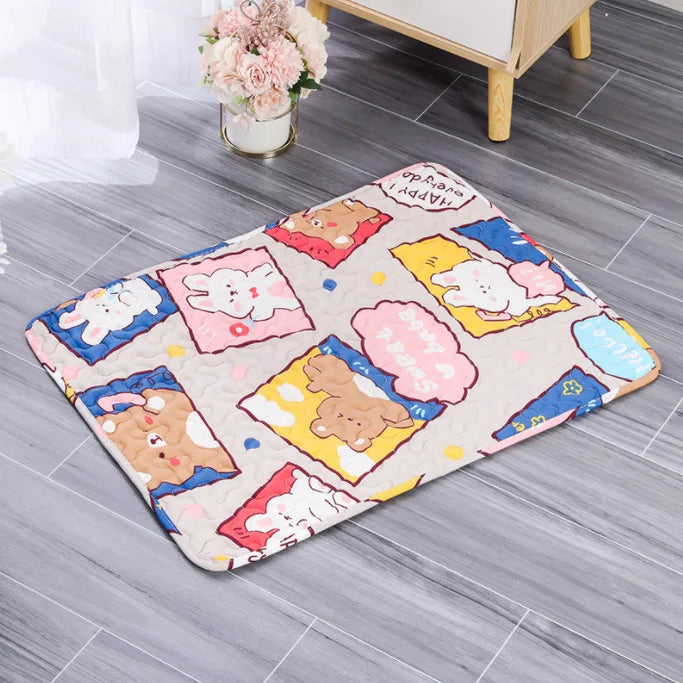 Soft Comfort All Season Pet Sleeping Mat Indoor Rest Cushion Bed for Dog Cat Puppy Kitten Small Daily Use