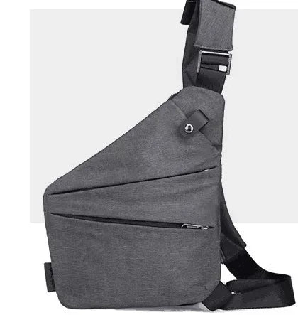 Chest Bags Crossobdy Bags for Men Waterproof Male Multifunction Cross Body Messenger Bag Single Shoulder Grey Fanny Pack Sac