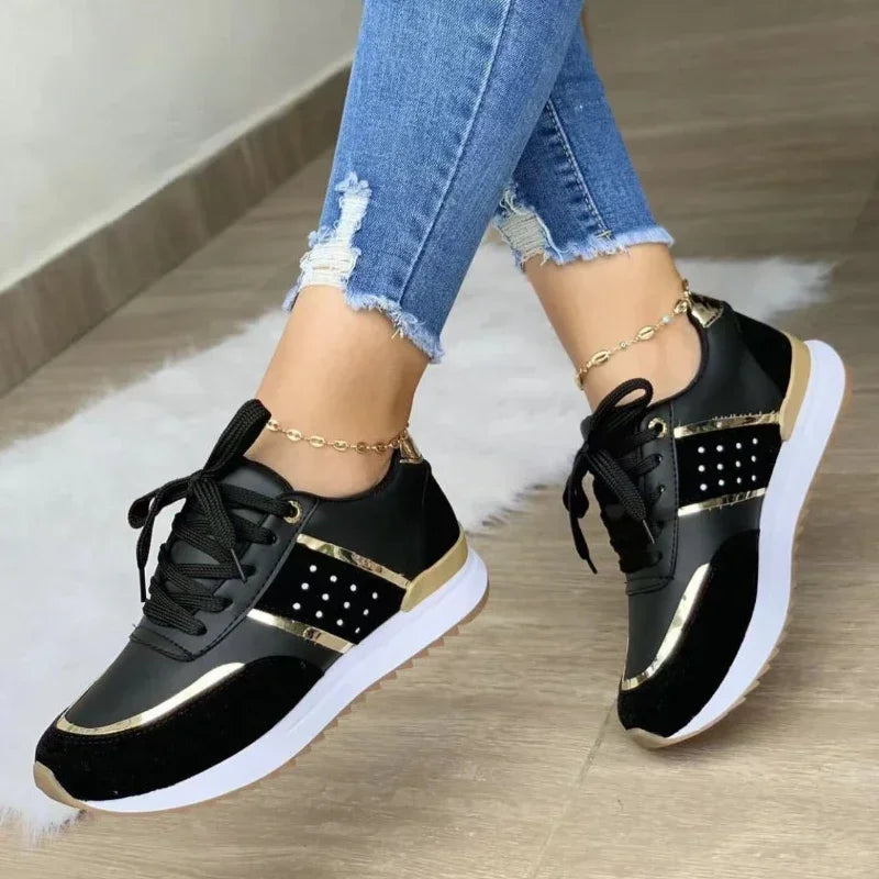 Brand Women Sneakers Comfortable Platform Shoes Female Fashion Large Size Casual Sport Shoes 2025 New Outdoor Women Running Shoe