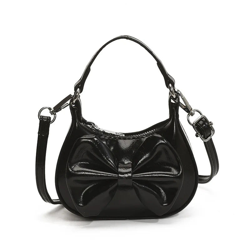 2026 New Kids Girls Cute Bowknot Handbag Fashion Crossbody Bag Detachable Strap Mini Shoulder Bag for Children Stylish Purse