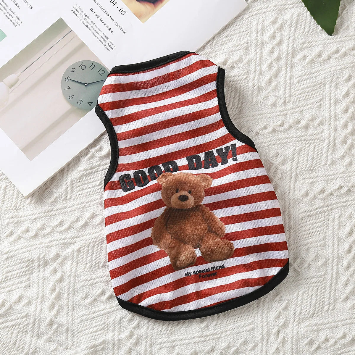 Pet Clothes Summer Breathable Puppy Clothes Cat Clothes Summer Dog Vest Breathable Thin Corgi Clothes Dog Costume